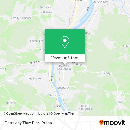Potraviny Thuy Dinh mapa
