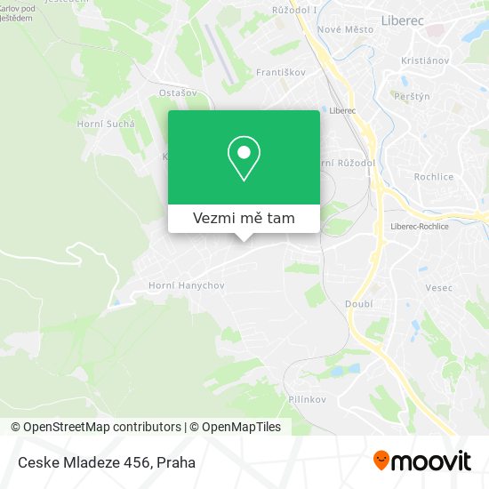 Ceske Mladeze 456 mapa