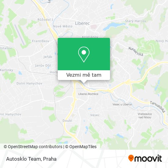 Autosklo Team mapa