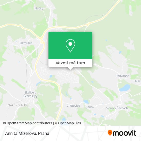 Annita Mizerova mapa