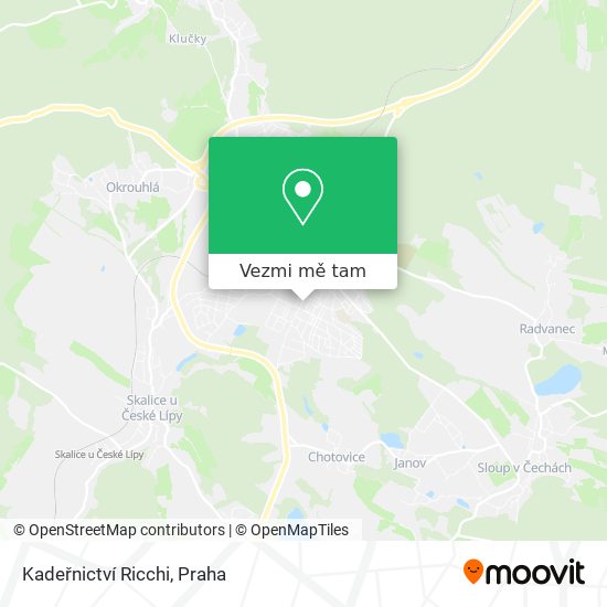 Kadeřnictví Ricchi mapa