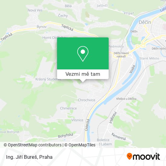 Ing. Jiří Bureš mapa