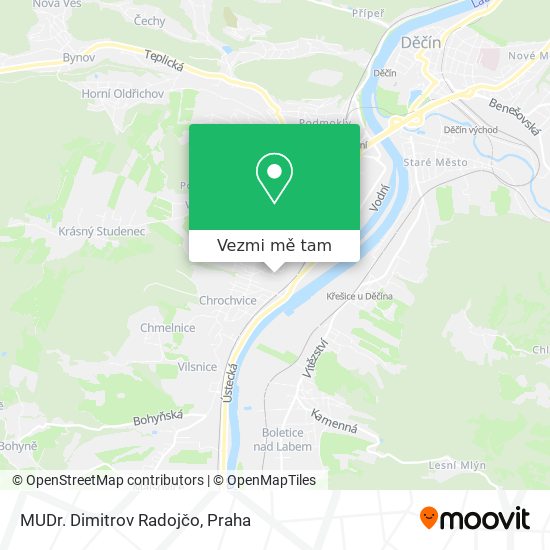 MUDr. Dimitrov Radojčo mapa