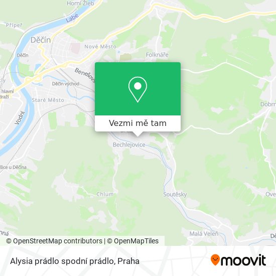 Alysia prádlo spodní prádlo mapa