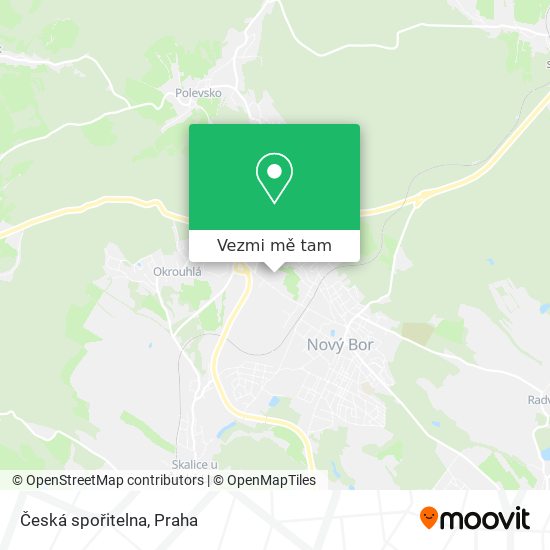 Česká spořitelna mapa