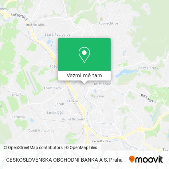 CESKOSLOVENSKA OBCHODNI BANKA A S mapa