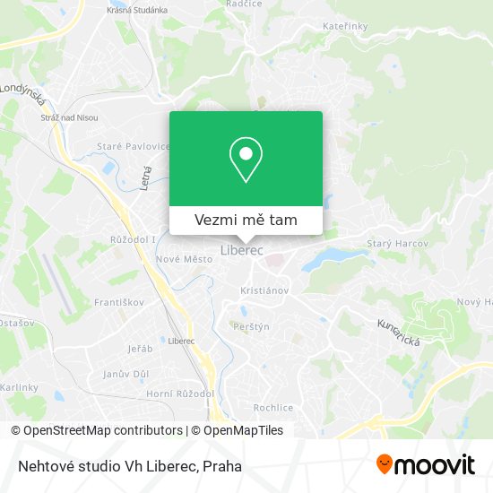 Nehtové studio Vh Liberec mapa