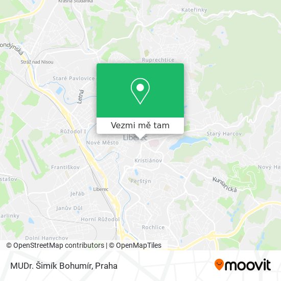 MUDr. Šimík Bohumír mapa