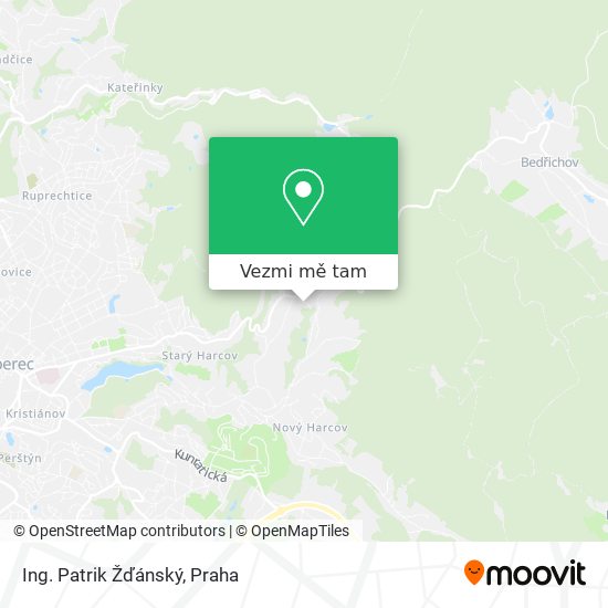 Ing. Patrik Žďánský mapa