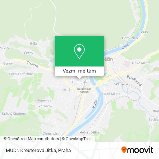 MUDr. Kreuterová Jitka mapa