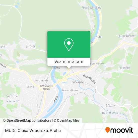 MUDr. Oluša Voborská mapa