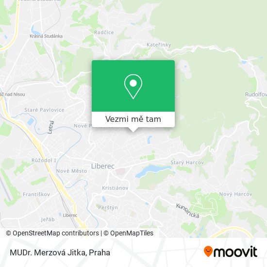 MUDr. Merzová Jitka mapa