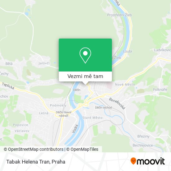 Tabak Helena Tran mapa