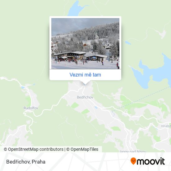 Bedřichov mapa