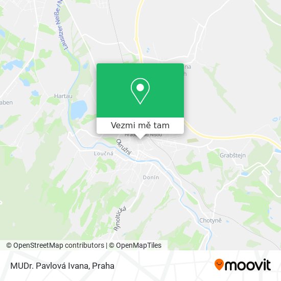 MUDr. Pavlová Ivana mapa