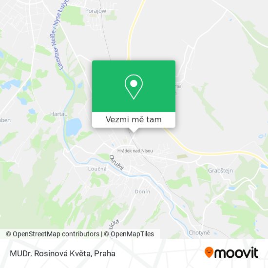 MUDr. Rosinová Květa mapa