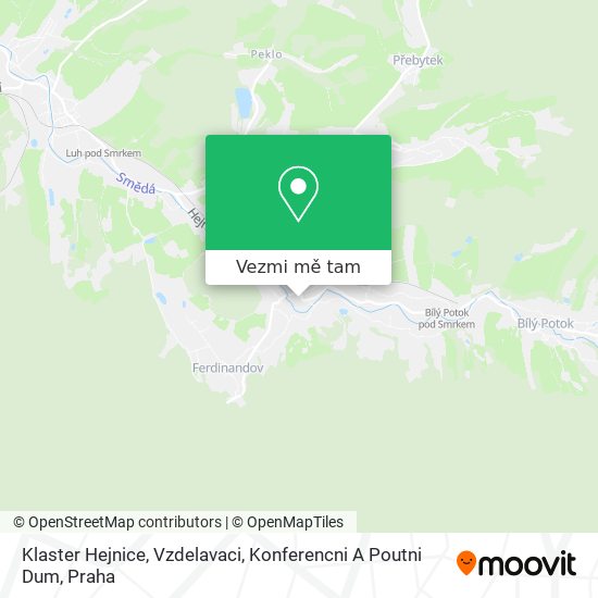 Klaster Hejnice, Vzdelavaci, Konferencni A Poutni Dum mapa