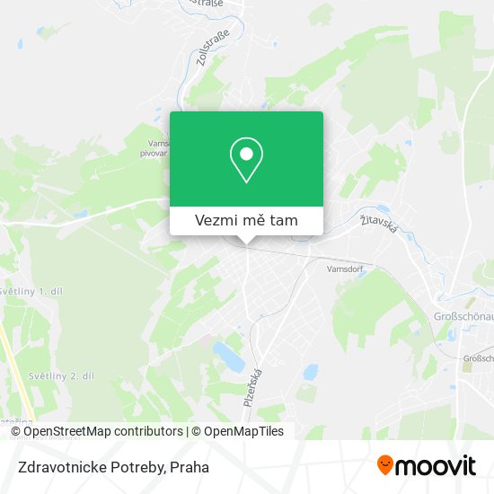 Zdravotnicke Potreby mapa