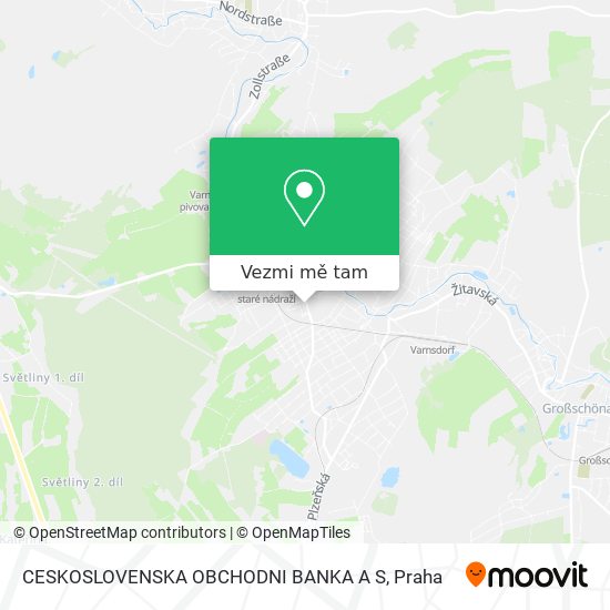 CESKOSLOVENSKA OBCHODNI BANKA A S mapa