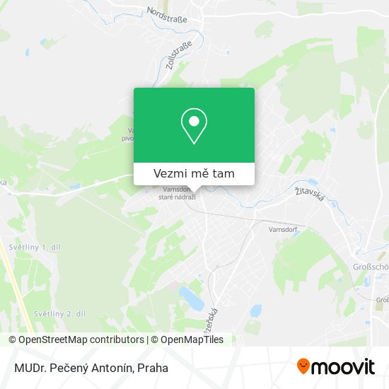 MUDr. Pečený Antonín mapa