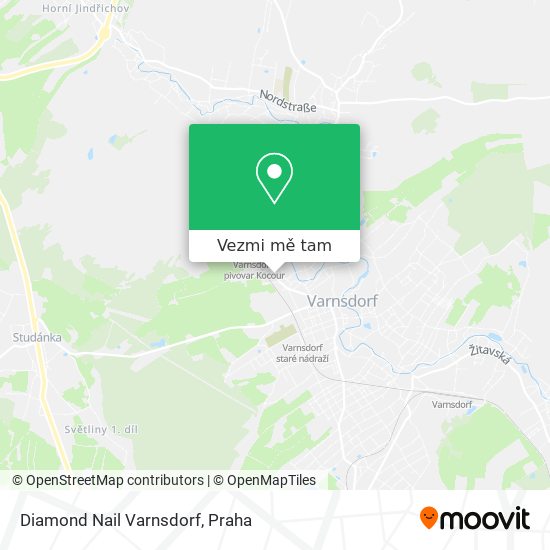 Diamond Nail Varnsdorf mapa