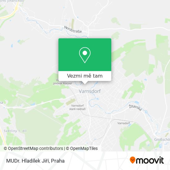 MUDr. Hladílek Jiří mapa