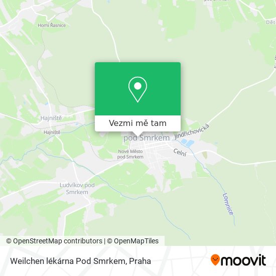Weilchen lékárna Pod Smrkem mapa