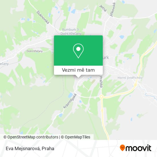 Eva Mejsnarová mapa