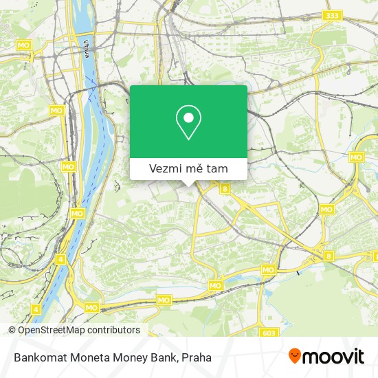 Bankomat Moneta Money Bank mapa