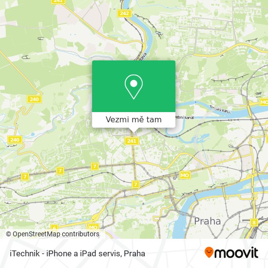 iTechnik - iPhone a iPad servis mapa