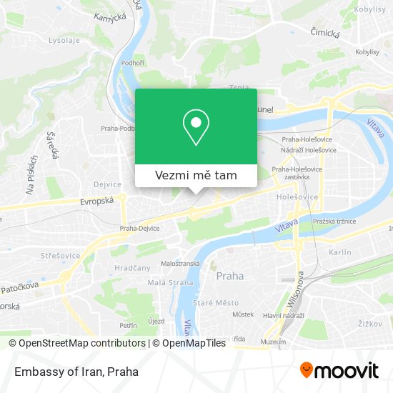 Embassy of Iran mapa