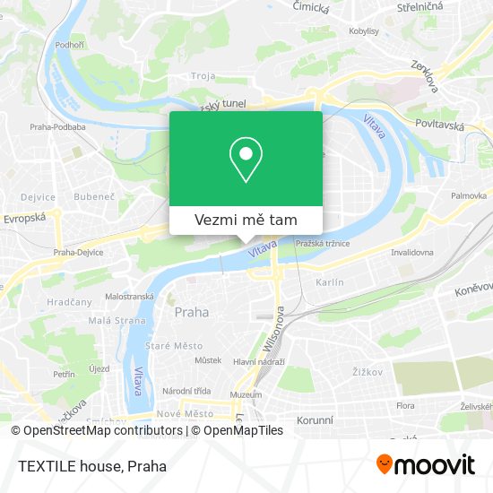 TEXTILE house mapa