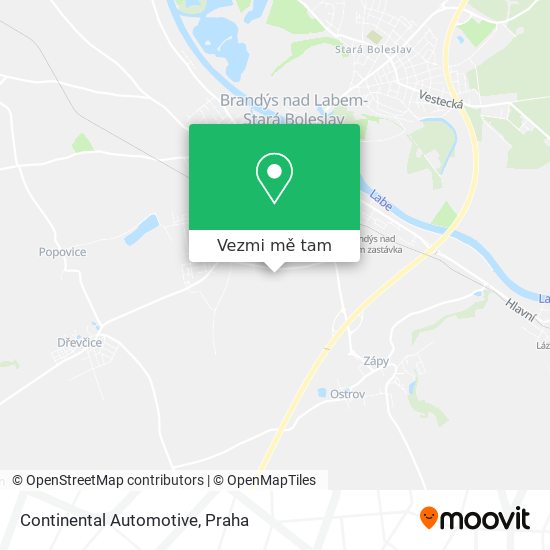 Continental Automotive mapa