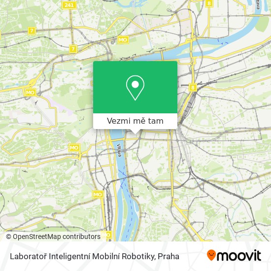 Laboratoř Inteligentní Mobilní Robotiky mapa