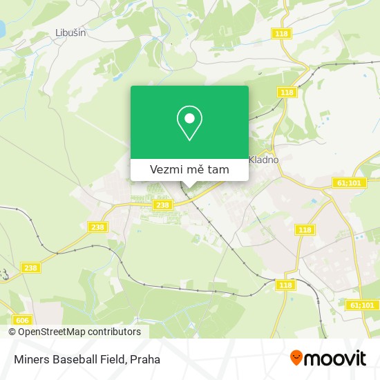 Miners Baseball Field mapa