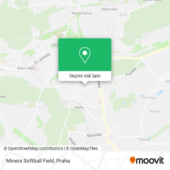 Miners Softball Field mapa