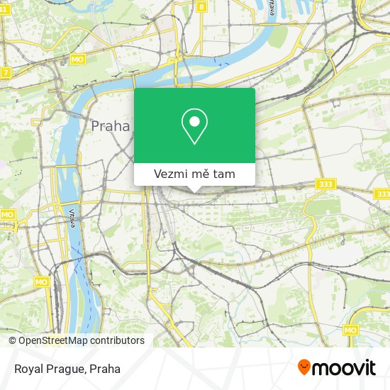 Royal Prague mapa