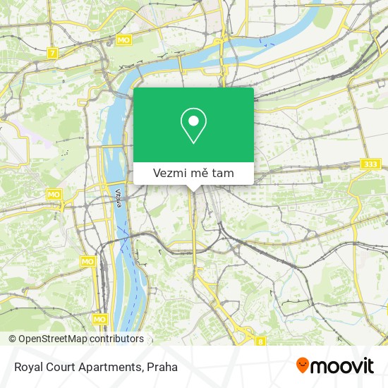 Royal Court Apartments mapa