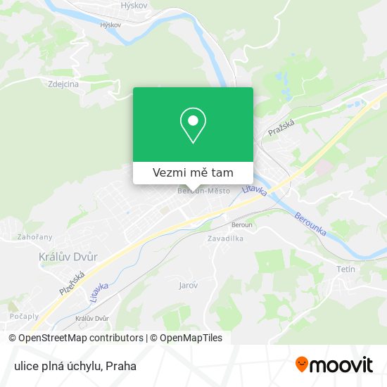 ulice plná úchylu mapa