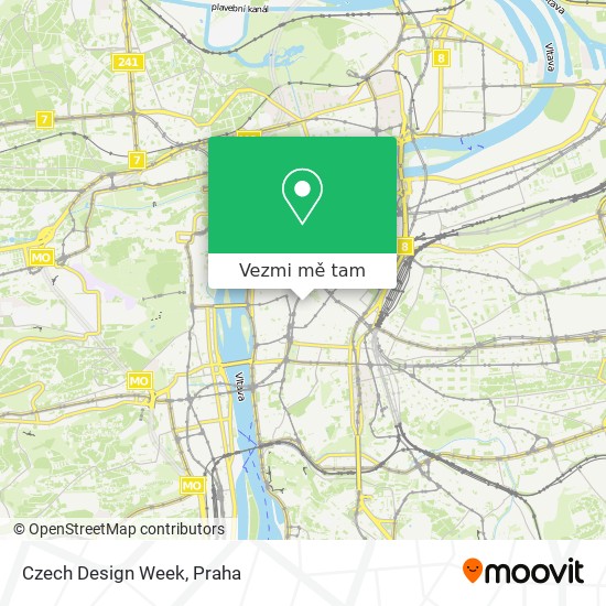 Czech Design Week mapa