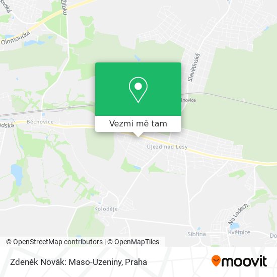Zdeněk Novák: Maso-Uzeniny mapa