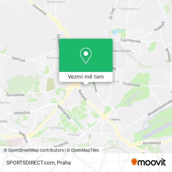 SPORTSDIRECT.com mapa