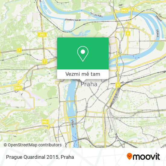 Prague Quardinal 2015 mapa