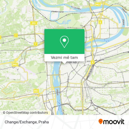 Change/Exchange mapa