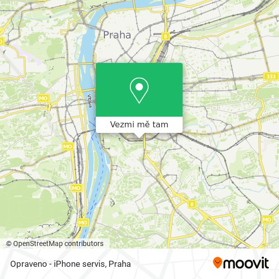 Opraveno - iPhone servis mapa