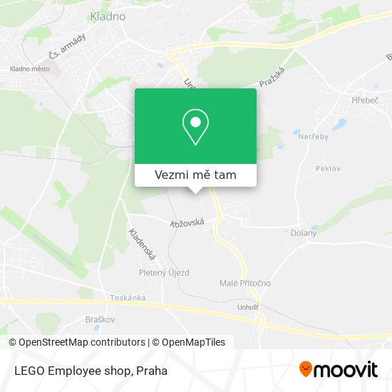 LEGO Employee shop mapa