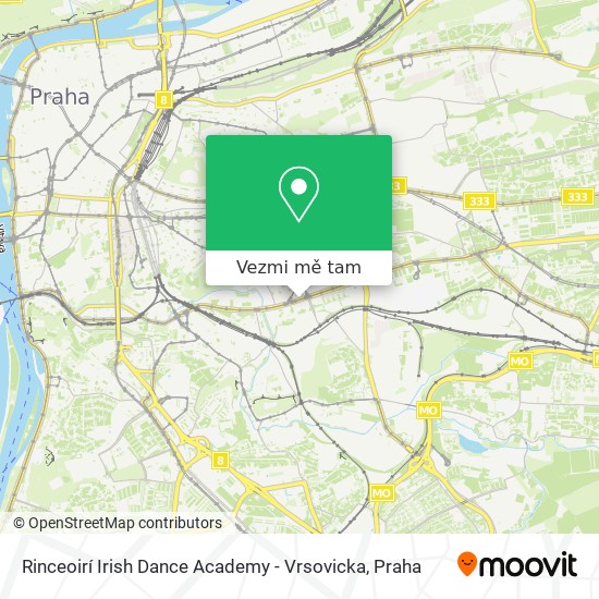 Rinceoirí Irish Dance Academy - Vrsovicka mapa