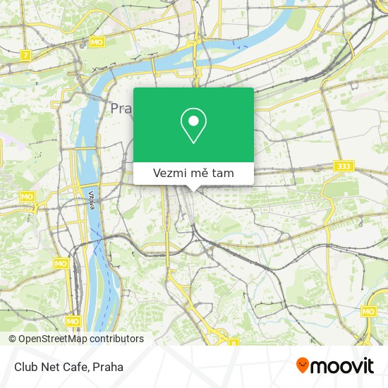 Club Net Cafe mapa