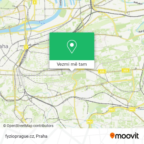 fyzioprague.cz mapa