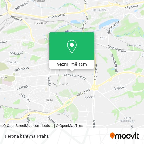 Ferona kantýna mapa